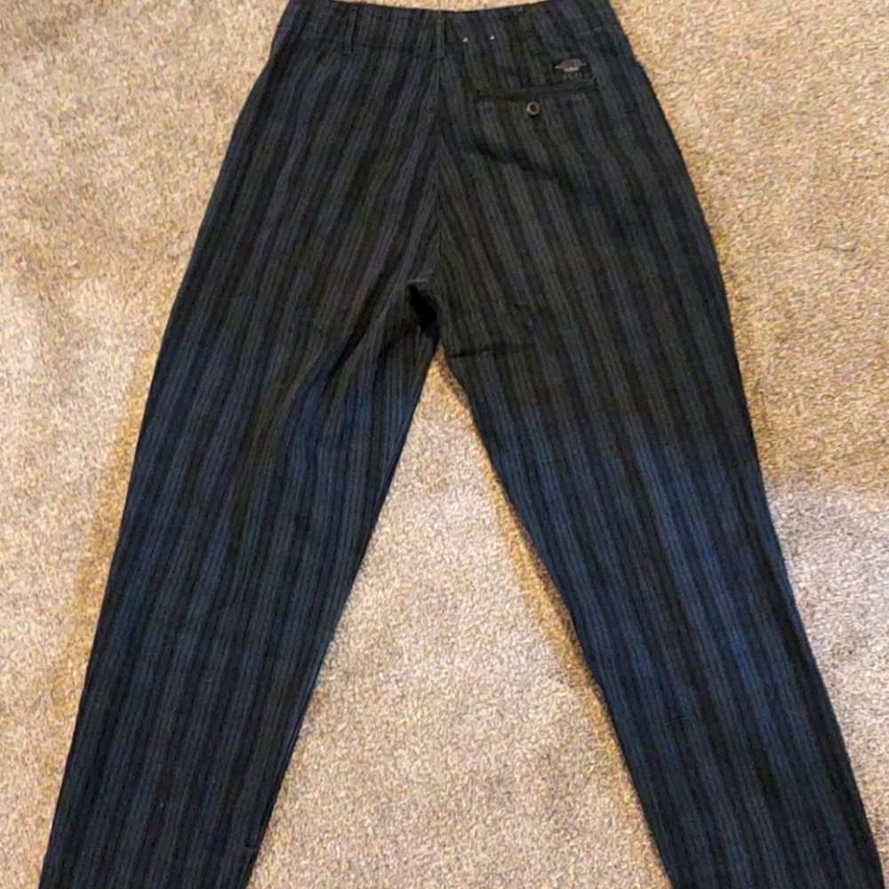 Vintage Unisex Docker high waist pleat pants 28×30